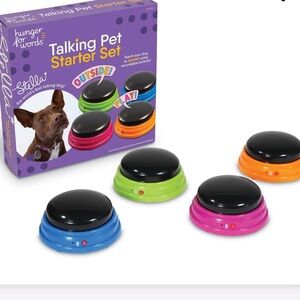 Hunger For Words Talking Pet Starter Set | Recordable Dog Training Buttons 4